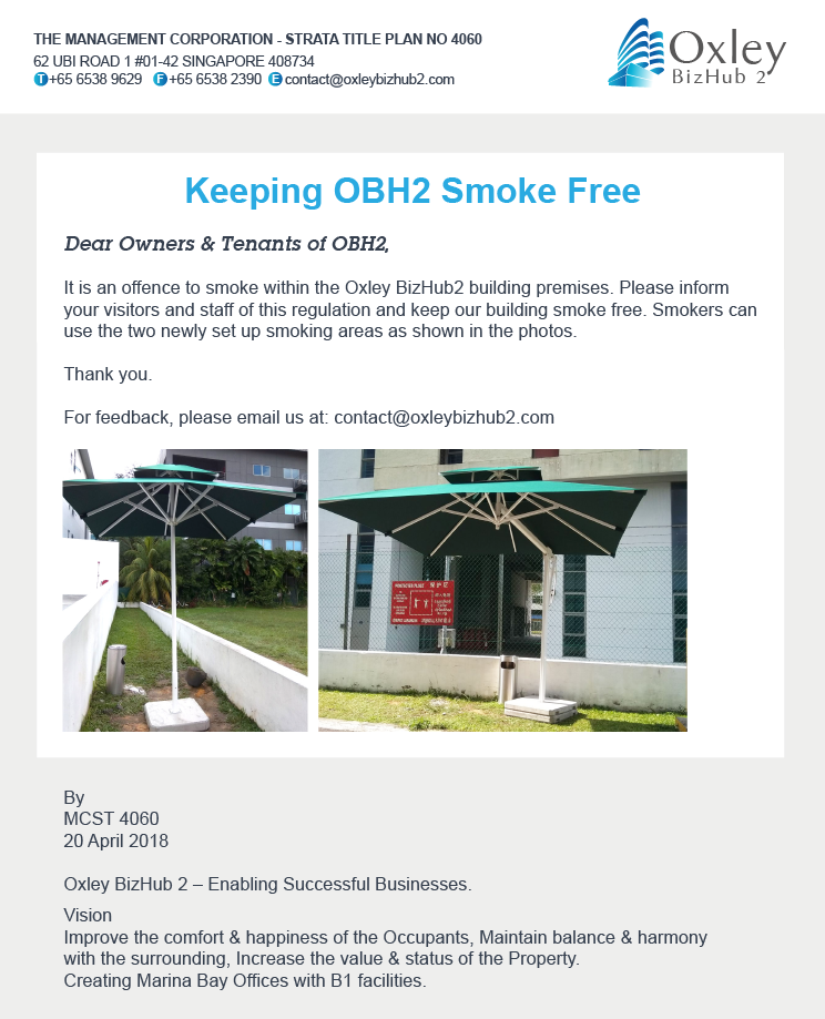 Keeping OBH2 Smoke Free